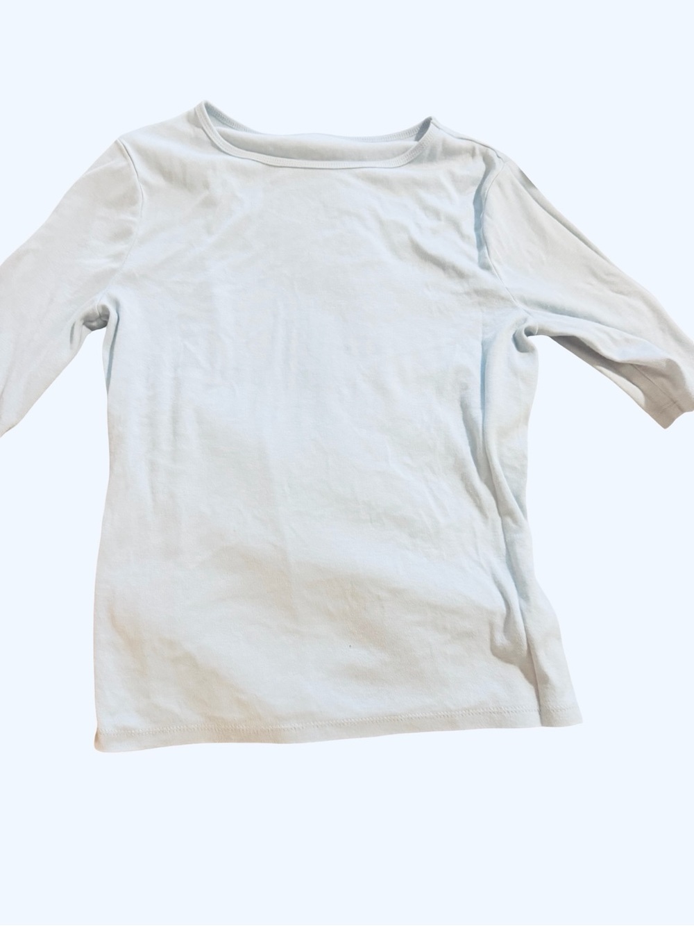 Women’s Light Blue Basic Tee - Unbranded